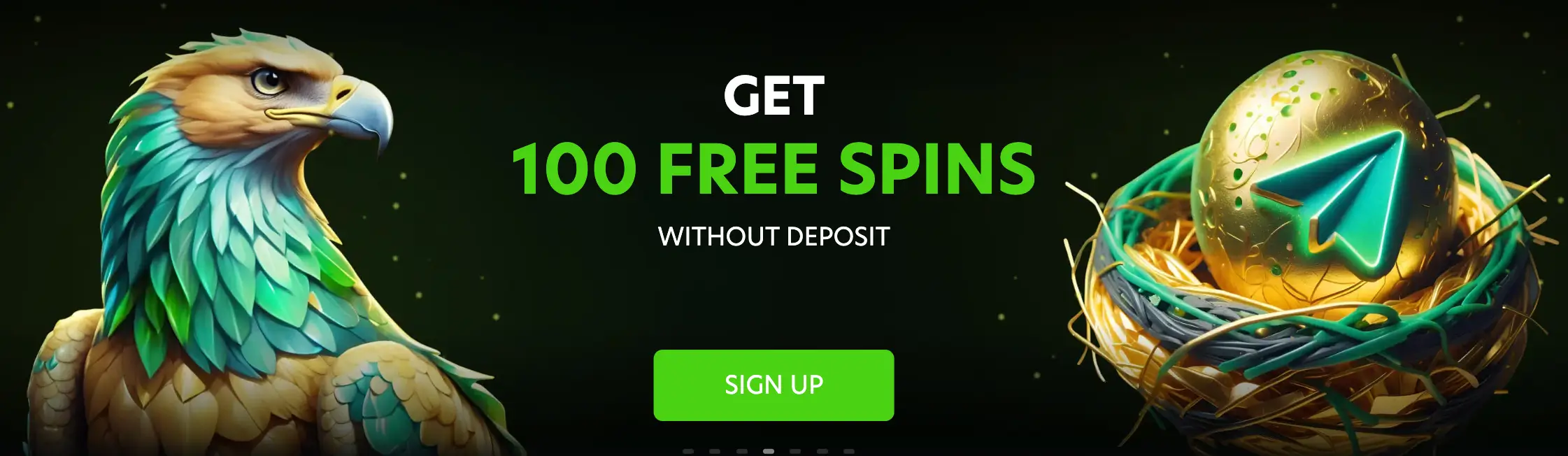 Free spins bonus banner Neo Spin