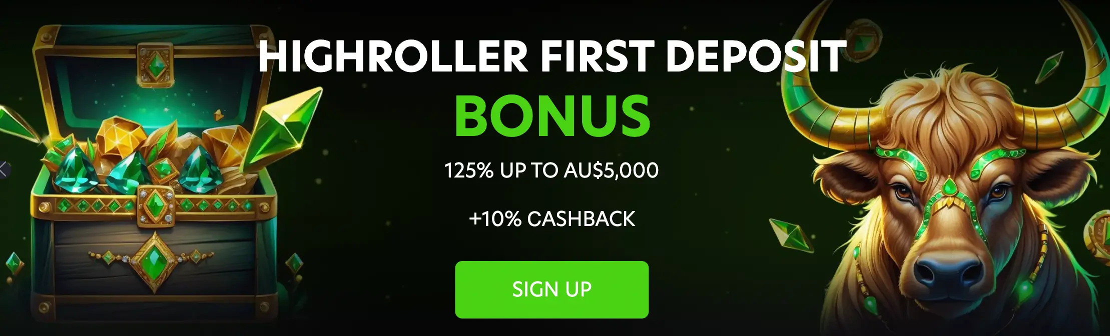 first deposit bonus banner