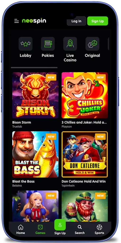 neo spin free spin slots