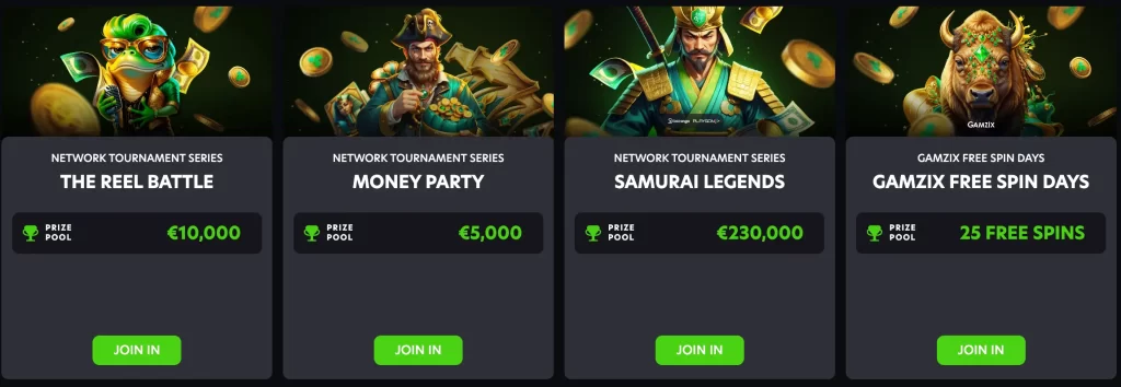Promo Tournaments Neo Spin